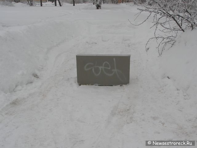 Война за парковочное место во дворах Сестрорецка