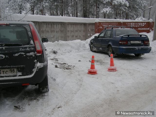 Война за парковочное место во дворах Сестрорецка