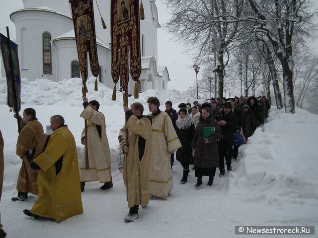 Крещение в Сестрорецке 2011