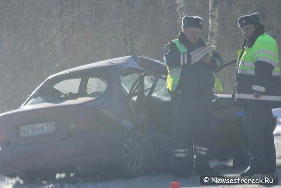 ДТП по дороге в Белоостров