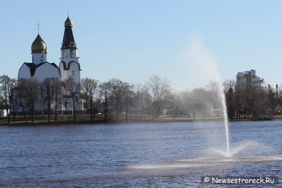 В Сестрорецке открыли сезон фонтанов 2013