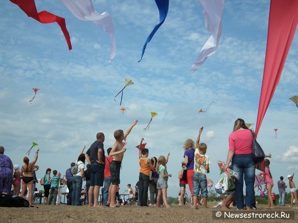 В Сестрорецке прошел фестиваль воздушных змеев «Слет»