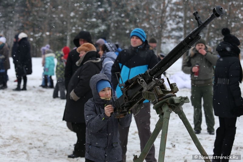 Реконструкция посвященная, 70 годовщине снятия блокады Ленинграда