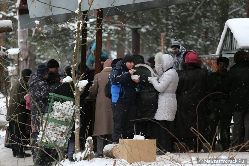 Реконструкция посвященная, 70 годовщине снятия блокады Ленинграда