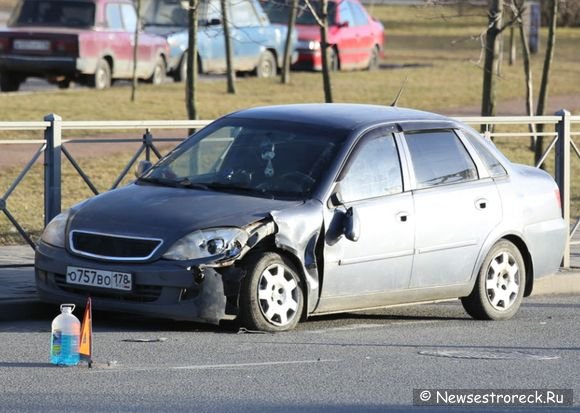 ДТП на "ватрушке" в Сестрорецке