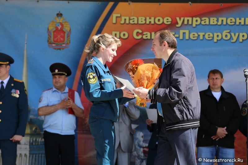 В Сестрорецке прошли мероприятия, посвященные 365-летию пожарной охраны России