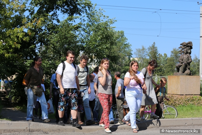 Экологическая прогулка-инспекция по берегозахватам озера Сестрорецкий Разлив