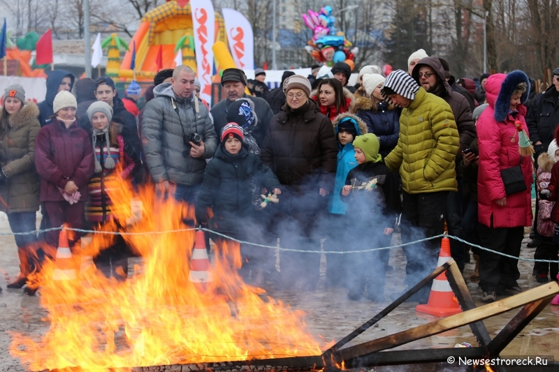 Город Сестрорецк проводил Масленицу