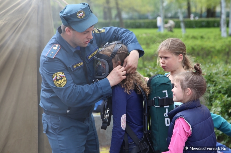 В Сестрорецке прошел День открытых дверей пожарной охраны