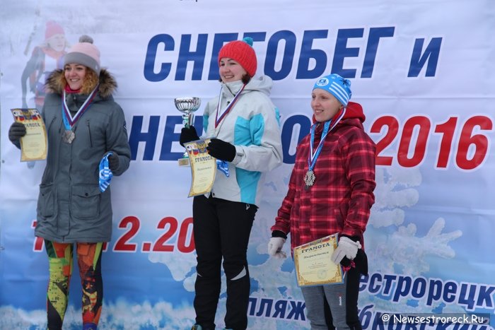 В Сестрорецке прошли легкоатлетические соревнования «Снегоход» и «Снегобег»