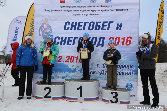 В Сестрорецке прошли легкоатлетические соревнования «Снегоход» и «Снегобег»